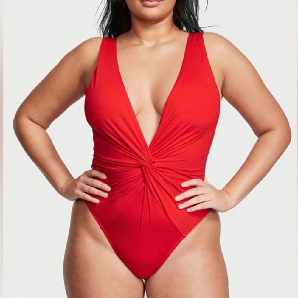 Victoria’s Secret Twist Plunge One-Piece Swimsuit